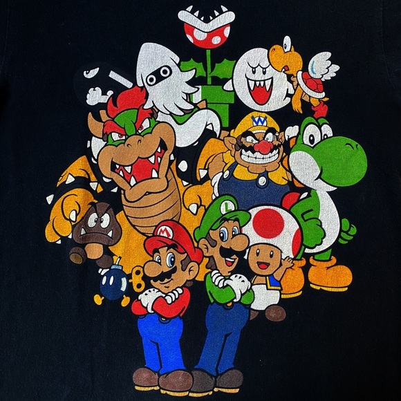 Vintage Y2K Super Mario and Friends T-shirt - Picture 2 of 2
